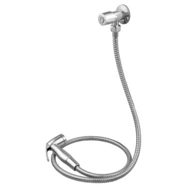 Imagem de Raro, Kit Ducha Higiênica Luxo Abs Completo 1/4 Volta Banheiro Chuveirinho Intimo Vaso Sanitario Lavabo