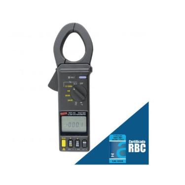 Imagem de Alicate Wattímetro Digital Tensão Corrente Resistência Diodo Continuidade Rms Wdr-160 Portátil Instrutherm Certificado