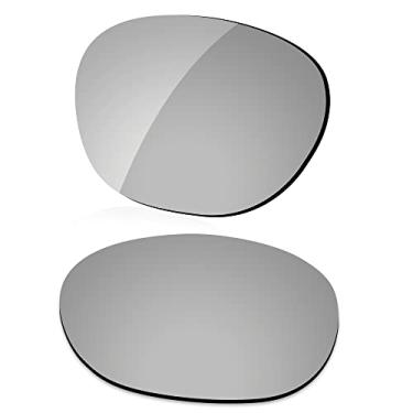 Imagem de LenzReborn Lente polarizada de substituição para óculos de sol RayBan Justin RB4165 54 mm - cinza prateado - espelhado polarizado