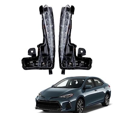 Imagem de ANTUKO 2 peças de luz de neblina dianteira de substituição para Corolla SE 8144002030 8143002030 2017-2019