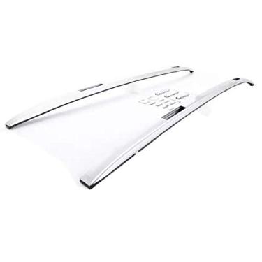 Imagem de UDP-Auto 2 peças de barra de trilho de teto de alumínio para trilho lateral adequado para Toyota RAV4 RAV-4 2019 2020 2021 - prata