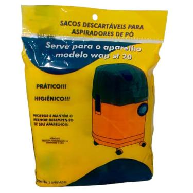 Imagem de Saco Descartável para Aspiradores de Pó Modelo Wap ST10 3 Unidades