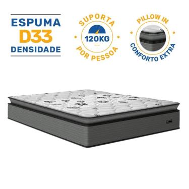 Imagem de Colchão Resistence Espuma D33 Pillow Top Queen 158cm