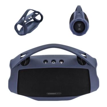 Imagem de Capa de silicone compatível com JBL Xtreme 4 capa de alto-falante Bluetooth portátil, resistente a quedas de subwoofer, montanhismo, caminhadas, viagens ao ar livre, transporte para JBL Xtreme 4
