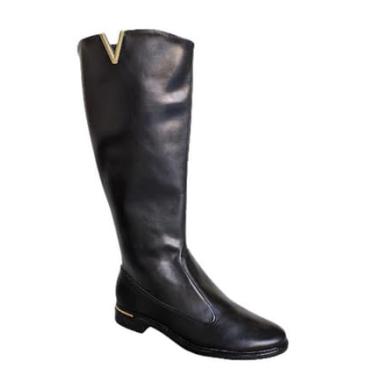 Imagem de Bota Feminina Cano Longo Montaria Preta Vizzano 3077.214