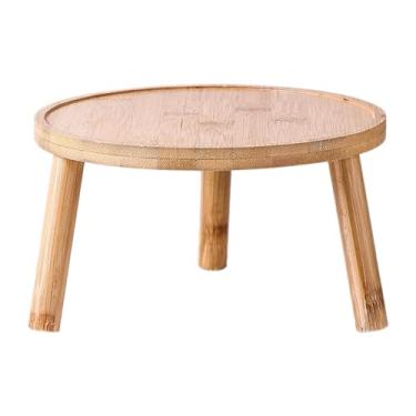 Imagem de IEUDNS Planta de madeira suporte plantador rack casa vasos flores stands madeira planta pote titular para jardim pátio sala jantar vasos, MADEIRA