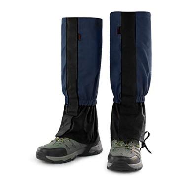 Imagem de Luwint – Calça infantil à prova d'água para crianças com suporte de proteção para escalada e caminhadas para meninos e meninas de 6 a 12 anos, Azul marino, Small