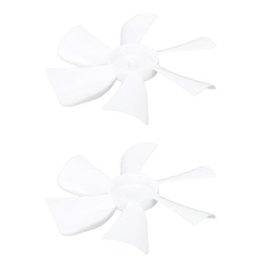 Imagem de 2 Peças de Lâminas de Ventilador de Ventilação RV de 6 Polegadas de Alta Eficiência para Substituição de Ventilador de Teto de Banheiro Branco de Heng