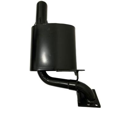 Imagem de Silencioso Oval Retroescavadeira Jcb 3c 3cx Motor Aspirado - BRASCOM