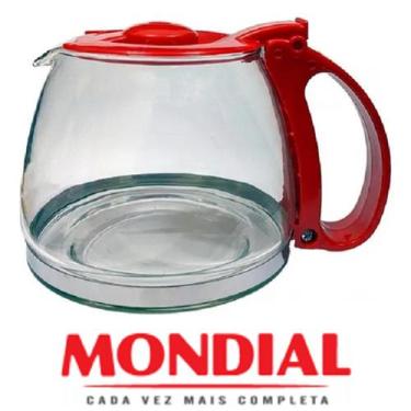 Imagem de Jarra Cafeteira Mondial Dolce Arome 18 Xícaras C-35 Vermelha - Mistral