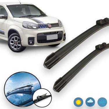 Imagem de Palhetas Silicone Limpador De Parabrisa Fiat Novo Uno 2015 - BR18