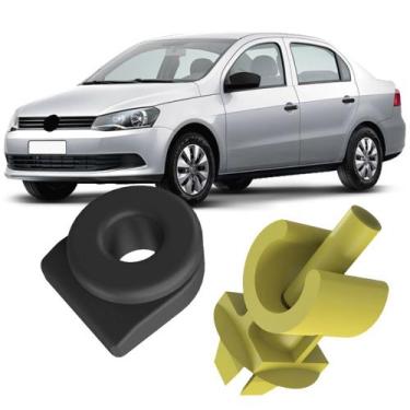 Imagem de Kit Grampos Presilhas Suporte Para Haste Vareta Capô Voyage G6 2013 20