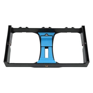 Imagem de Gaiola Portátil para Câmera de Vídeo Em Smartphone ABS para Transmissão Ao Vivo de Vlog (Azul)