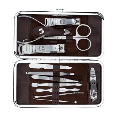 Imagem de Kit de Unhas Completo com 12 Peças Portátil para Unhas Lindas - BELLAT
