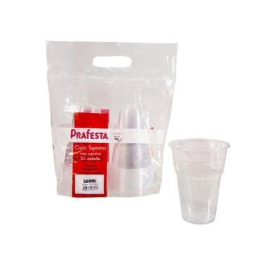 Imagem de Kit c/1 pct copo supremo 200ml.  c/50 un. (prafesta)