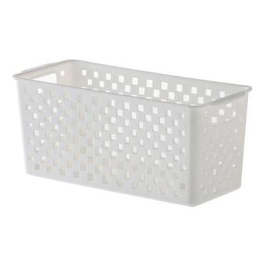 Imagem de kit 2 Cesto Organizador Quadratta 27x12x12 - Quadrata