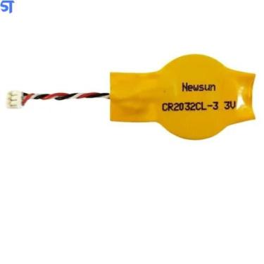 Imagem de Bateria Pilha Bios Cmos 3V Cr2032 - Amarelo 3 Pinos - Importado