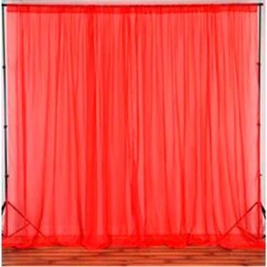 Imagem de Cortina Voal 6mx2,8m Sem Forro Trilho Suiço Quarto E Sala - Chrisney B