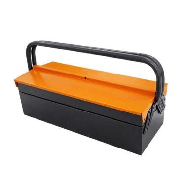 Imagem de Caixa para Ferramentas Sanfonadas 50cm 3 Gavetas Laranja - PRESTO