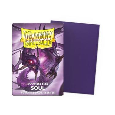 Imagem de 2 Packs Dragon Shield 100ct Soul Metallic Purple Dual Matte Mini Japanese - Single Pack