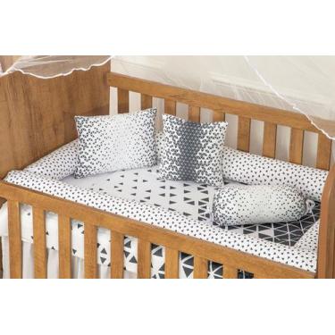 Imagem de Trio de Almofadas Decorativa Infantil Menino para Bebe - Zan Baby, Geo