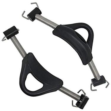 Imagem de Scuba Choice Alças de aço inoxidável para mergulho estilo pino (par), médio, preto