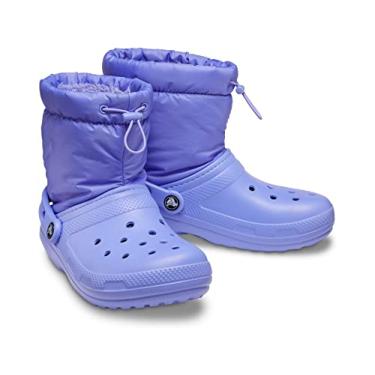 Imagem de Crocs Bota Neo Puff forrada clássica, Violeta digital, 33
