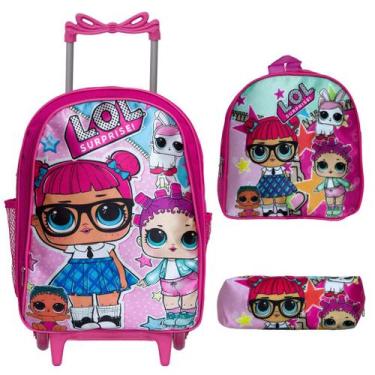 Imagem de Mochila Infantil Rodinha Feminina LOL Surprise Tam G Bolsa - TOYS 2U