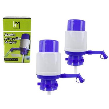 Imagem de Kit 2 Bombas de Água Manual Para Galão 10 ou 20 Litros - HM
