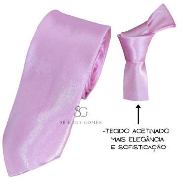 Imagem de Gravata Slim E Semi Slim Modernas Em Cetim Para Padrinhos Alta Qualida