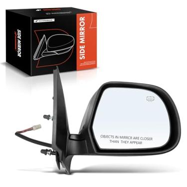 Imagem de A-Premium Espelho retrovisor elétrico do lado do passageiro - compatível com Nissan Versa 2012 2013 2014 - Espelho retrovisor externo externo dobrável manual aquecido - Substituição # 963731HK5BPFM