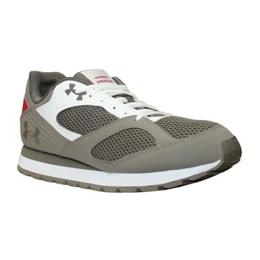 Imagem de Under Armour Tênis atlético masculino UA Jogger 3028387 (marrom/branco 200, sistema de tamanho de calçados dos EUA, adulto, masculino, numérico, médio, 46), Marrom/Branco 200, 44