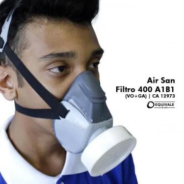 Imagem de Respirador Semifacial Com Filtro Air San Filtro 400 A1B1 - AIRSAFETY