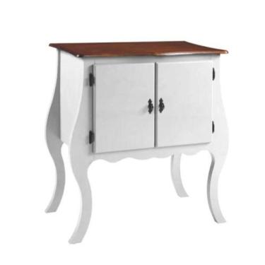 Imagem de Cômoda Bombê 2 Portas e Pés Luiz XV - Tommy Design - Meyer, Branco