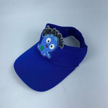 Imagem de Boné Infantil Viseira Com Proteção Solar Dinosssauro Estilo e Seguranç