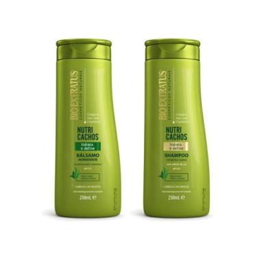 Imagem de Shampoo E Balsamo Para Cabelos Cacheados Bio Extratus 250ml