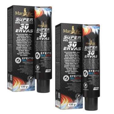 Imagem de Kit 2 Super Gel Massageador 30 Ervas 150G - Mary Life