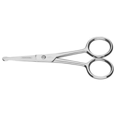 Imagem de Tesoura de pelos e unha para bebes em aco inox 4 tramontina