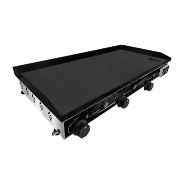 Imagem de Chapeira 3mm Lanches Com Prensa E Gaveta 80x40 Premium - LUDINOX