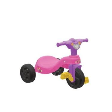 Imagem de  Triciclo Motoca Infantil Encantado Pedal Criança Bebe Kids - Pais E F