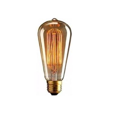 Imagem de Lâmpada de Filamento de Carbono G-light Dimerizável ST58 E27 40W 127V,