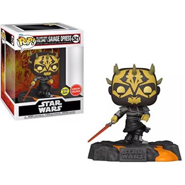 Imagem de Funko Pop! Deluxe Star Wars - Série Sabre Vermelho: Savage Opress Edição Especial Brilho no Escuro Exclusivo #521