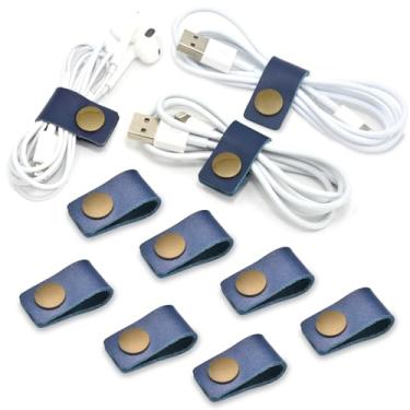 Imagem de CAILLU Organizador de cabos, organizador de cabos, suporte USB, gerenciamento de cabos, alças de cabo, capa de fone de ouvido, prendedor de fone de ouvido, clipes de fone de ouvido para telefone,