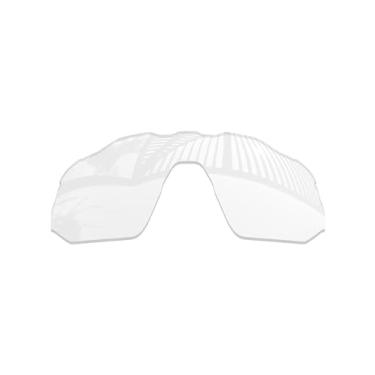 Imagem de MYCOURAG Lentes de reposição polarizadas com proteção UV para óculos de sol Oakley Radar EV Advancer – HD transparente, não polarizada