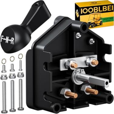 Imagem de IOOBLBEI Conjunto de interruptor dianteiro e reverso de carrinho de golfe de 36 V com alça, serve para carrinhos de golfe a gás e elétrico Club Car DS 1983-Up, substitui o interruptor dianteiro e