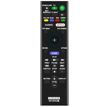 Imagem de Controle remoto RMT-VB310U de substituição compatível com o leitor de Blu-ray Sony UBP-UX80 UBP-X800 UBPX800B UBPX1000ES UBP-X800M2 UBPUX80 UBPX800 UBP-X800B UBP-X1000ES UBPX800ES 0M2