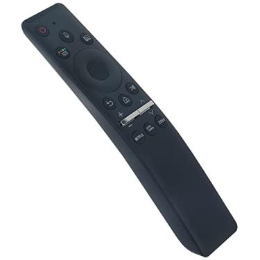 Imagem de Controle remoto de comando de pesquisa por voz BN59-01329H adequado para Smart TV Samsung 4K QLED com botão de tecla NETF-LIX PRIM-Video ZEE5 APP BN5901329H