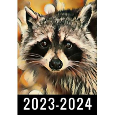 Imagem de Raccoon 2-Year 2023-2024 Pocket Planner: Monthly Calendar & Agenda Organizer, Monthly Appointment Book, Jan 2023 Dec 2024 Personal Time Management, ... your next 2 years, Gifts For Raccoon lovers.