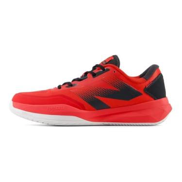 Imagem de New Balance FuelCell Propel V4 Tênis de corrida masculino, Team Red/Phantom/Prata, 39