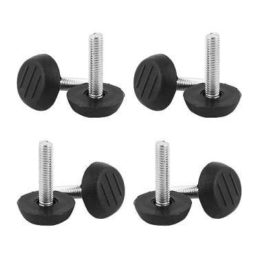 Imagem de Helonge Niveladores de Móveis de Rosca, 1/4-20", 10 Peças, Parafuso Em Pé Nivelador de Rosca, Parafuso Em Móveis, Nivelamento Deslizante para Banco de Bar, Banco, Armário, Pernas de Mesa, Etc.